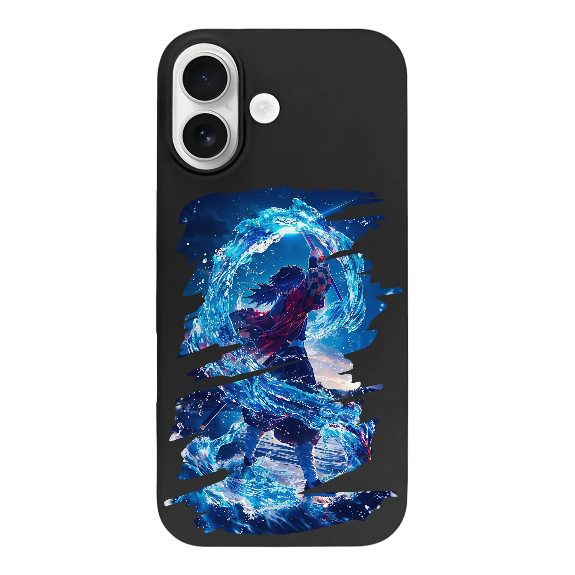 鬼滅の刃 グッズ,冨岡 義勇 - iPhone 17 シリーズ シリコンケース 薄型 耐衝撃 指紋防止 ソフトタッチカバー 精密フィット 傷防止 保護ケース iPhone 17/17 Air/17 Pro/17 Pro Max 対応